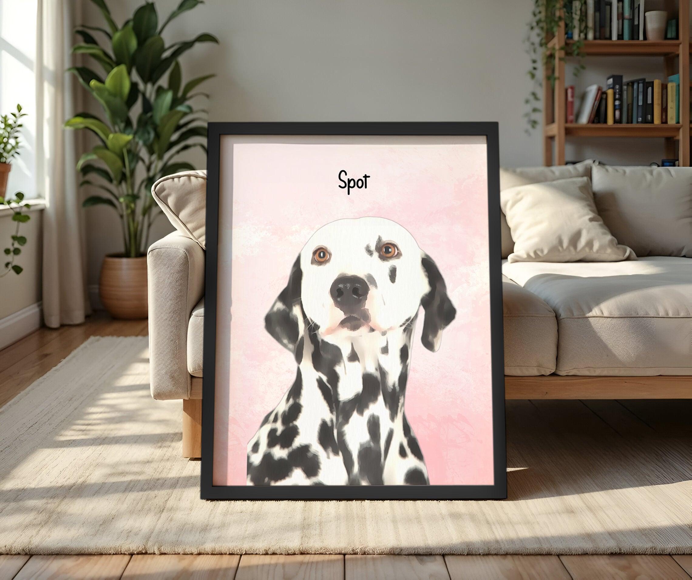 Custom Watercolor Pet Print